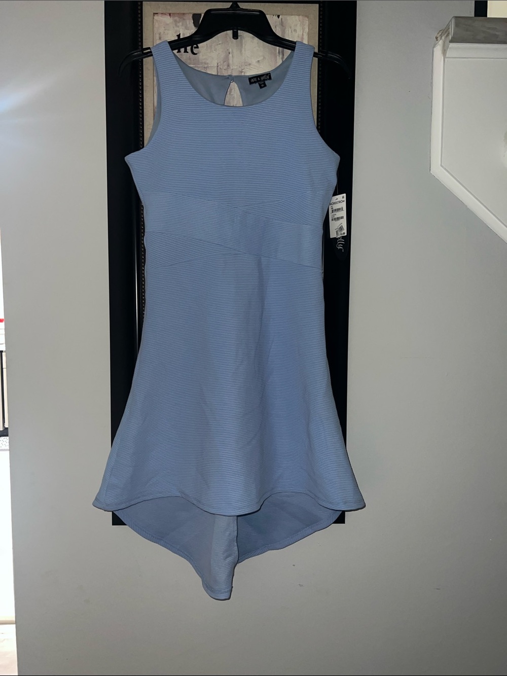 Ava & Yelly Light Blue High-Low Sleeveless Dress Junior Size 16